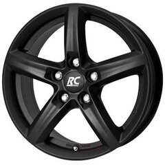 Rc-Design Rc24 Schwarz Matt Lackiert 7.5R17 5X108/55 63.4 cena un informācija | Lietie diski | 220.lv