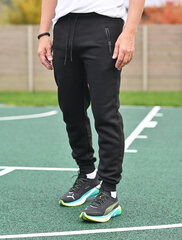 Спортивные брюки для мужчин Sportsman JX6205, чёрные цена и информация | Мужская спортивная одежда | 220.lv