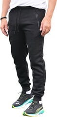 Спортивные брюки для мужчин Sportsman JX6205, чёрные цена и информация | Мужская спортивная одежда | 220.lv