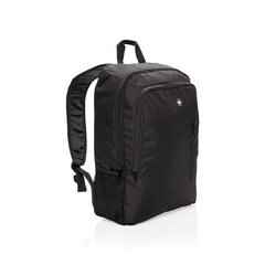 Klēpjdatora mugursoma Swiss Peak 17", 15L, melna cena un informācija | Sporta somas un mugursomas | 220.lv