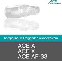 Насадки для алкотестера ACE, 500 шт. цена и информация | Алкотестеры | 220.lv