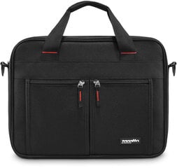 Portatīvo datoru soma 15,6" Zagatto, melna цена и информация | Рюкзаки, сумки, чехлы для компьютеров | 220.lv