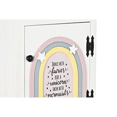 Ночной столик DKD Home Decor Детский Серый Розовый Белый Жёлтый (40 x 29 x 73,5 cm) цена и информация | Прикроватные тумбочки | 220.lv