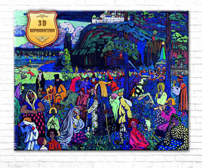 Reprodukcija Vasilijs Kandinskis Colorful Life (1907) цена и информация | Картины | 220.lv