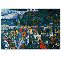 Reprodukcija Vasilijs Kandinskis Colorful Life (1907) cena un informācija | Gleznas | 220.lv