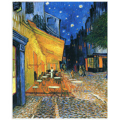 Репродукция Винсент ван Гог Ночная терраса кафе (1888) цена и информация | Картины | 220.lv