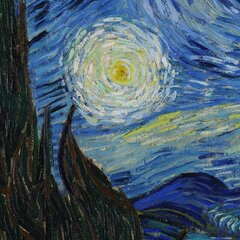 Репродукция Винсент ван Гог Звёздная ночь (1889) цена и информация | Картины | 220.lv