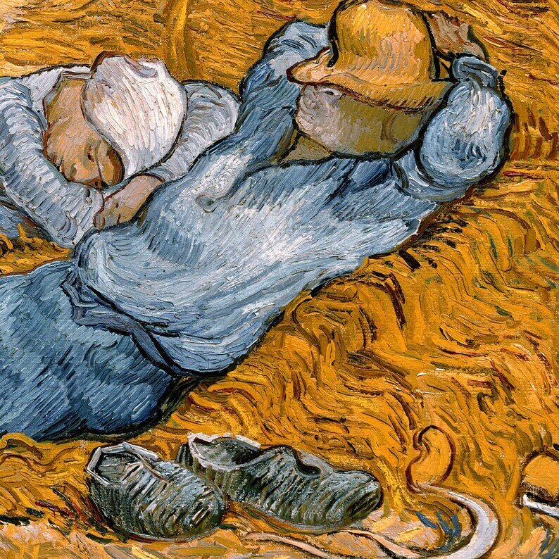 Reprodukcija Vincent van Gogh Siesta (1890) cena un informācija | Gleznas | 220.lv