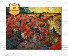 Reprodukcija Vinsents van Gogs Sarkanie vīna dārzi (1888) cena un informācija | Gleznas | 220.lv