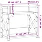 Plaukts printerim vidaXL, 40x20x40 cm, brūns цена и информация | Plaukti | 220.lv