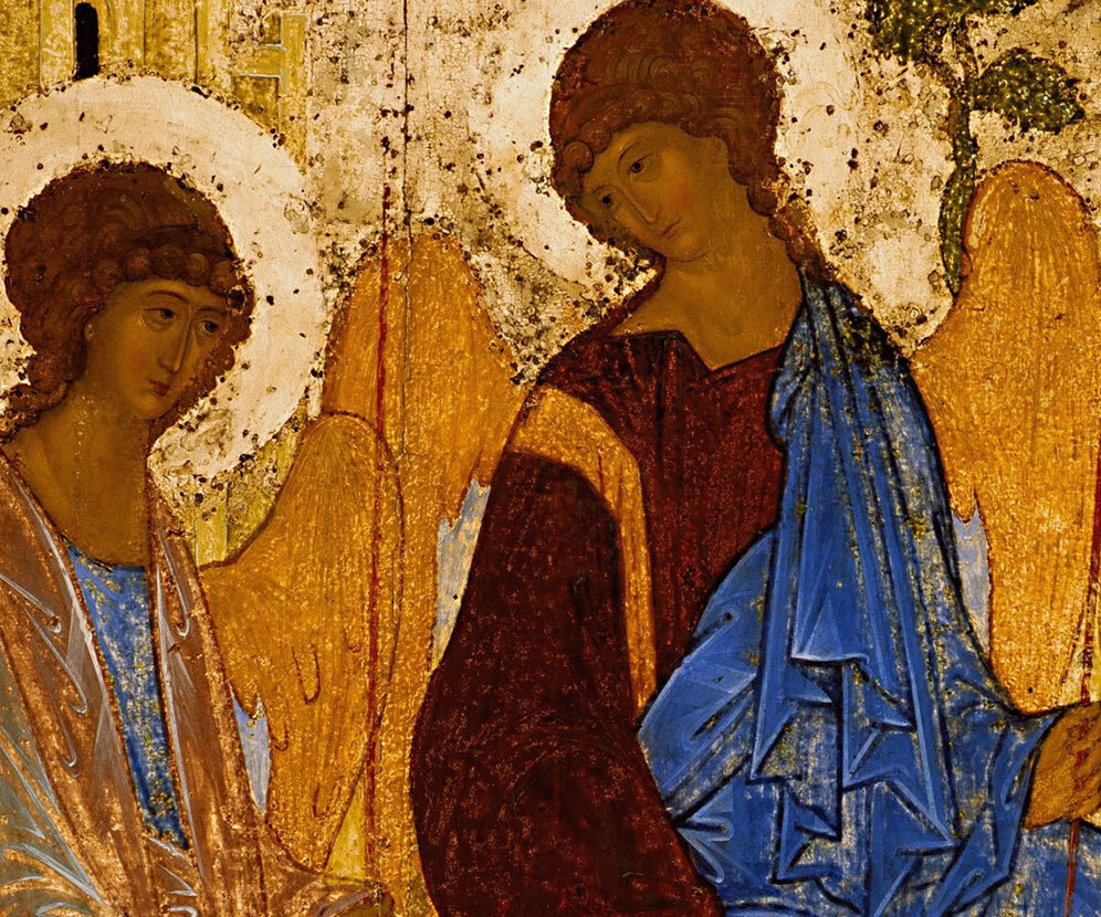 Reprodukcija Andrei Rublev The Trinity (1425) цена и информация | Gleznas | 220.lv