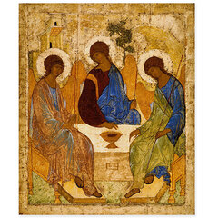 Reprodukcija Andrei Rublev The Trinity (1425) cena un informācija | Gleznas | 220.lv