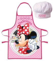 Bērnu priekšauts un cepure Disney Minnie cena un informācija | Virtuves dvieļi, cimdi, priekšauti | 220.lv