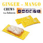 Ingvera & Mango pastilas Ginger & Mango Chews, Sina, 56 g cena un informācija | Saldumi | 220.lv