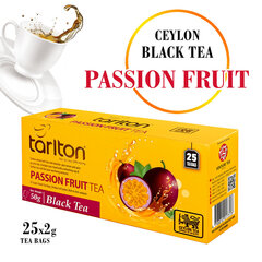 Ceilonas Melnā tēja Passion fruit Tarlton, 50g cena un informācija | Tēja | 220.lv