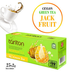 Чай в пакетиках зеленый цейлонский Jackfruit, Тarlton, 25 шт., 50 г цена и информация | Чай | 220.lv