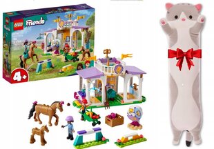 41746 Lego Friends Horse Training un plīša spilvens Cat cena un informācija | Konstruktori | 220.lv