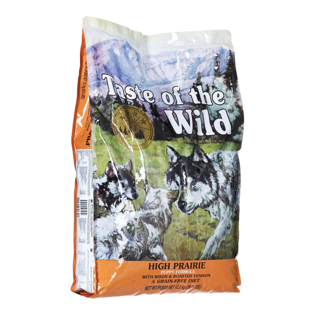 Taste of the Wild High Prairie Puppy alerģiskiem suņiem, 12,2 kg cena un informācija | Sausā barība suņiem | 220.lv