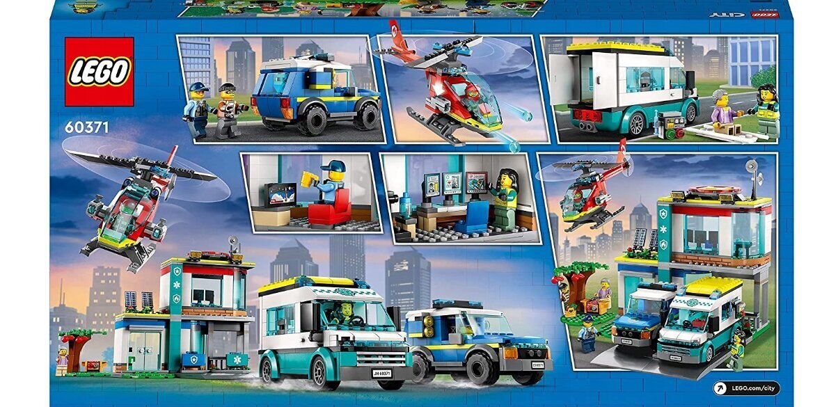 60371 Lego City avārijas transportlīdzekļa komplekts un plīša spilvena kaķis cena un informācija | Konstruktori | 220.lv