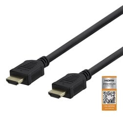 Deltaco, HDMI, 0.5 m цена и информация | Кабели и провода | 220.lv