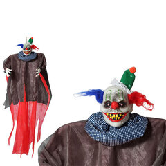 Декорация для Хэллоуина Подвесной клоун, 1 шт. цена и информация | Праздничные декорации | 220.lv