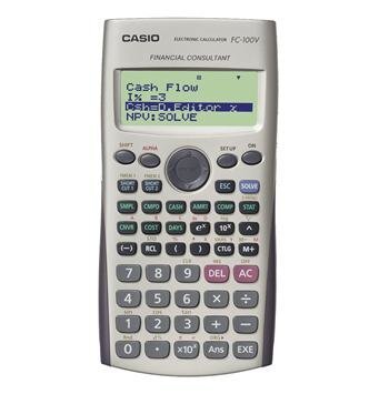 Kalkulators Casio FC-100V-S, pelēks cena un informācija | Kancelejas preces | 220.lv