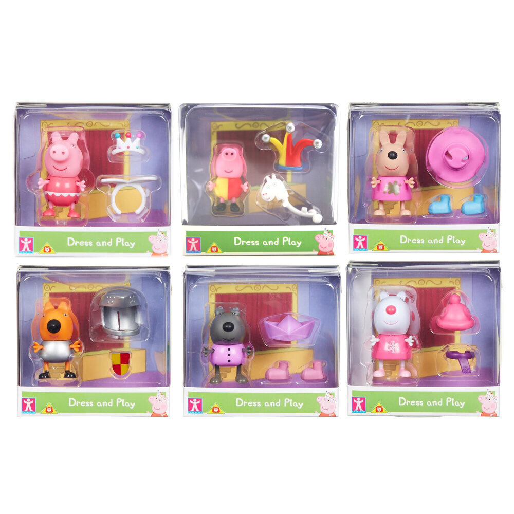 Figūriņa ar aksesuāriem Tm Toys Peppa Pig Dress & Play cena un informācija | Rotaļlietas meitenēm | 220.lv