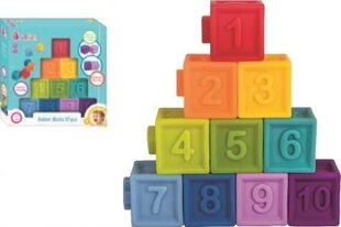 Резиновые кубики BamBam, 10 шт. цена и информация | Игрушки для малышей | 220.lv