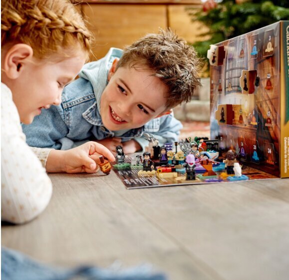 76404 Lego Harija Potera Adventes kalendārs un plīša spilvena kaķis cena un informācija | Konstruktori | 220.lv