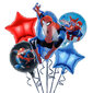 Folijas balonu komplekts Spiderman AYD230510-4, 5 gab. cena un informācija | Baloni | 220.lv