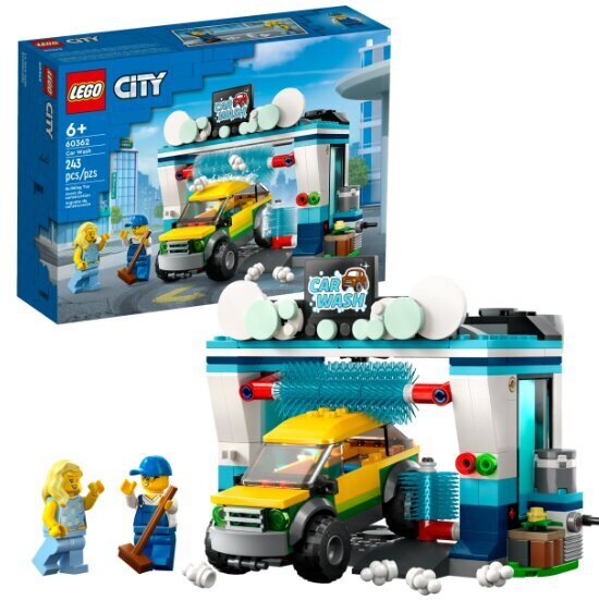 60362 Lego City automazgātava un plīša spilvena kaķis, 243 gab. цена и информация | Konstruktori | 220.lv