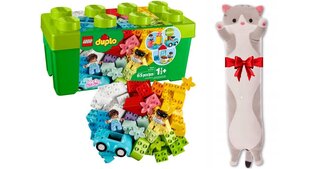 10913 Lego Duplo kaste un plīša spilvens Cat цена и информация | Конструкторы и кубики | 220.lv