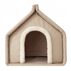 Guļvieta Doggy R2 52x42x47 cm, smilškrāsas cena un informācija | Suņu gultas, spilveni, būdas | 220.lv