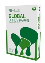 GLOBAL бумага для печати | A4 | 500pcs | 80gm3 цена и информация | Тетради и бумажные товары | 220.lv