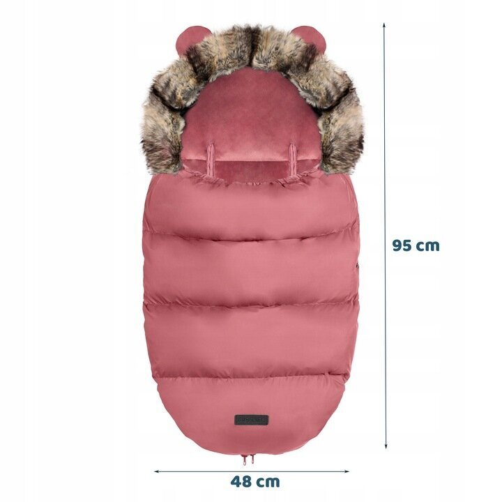 Zīdaiņu guļammaiss RicoKids, rozā, 95 x 48 cm цена и информация | Spilveni, guļammaisi, konverti jaundzimušajiem | 220.lv