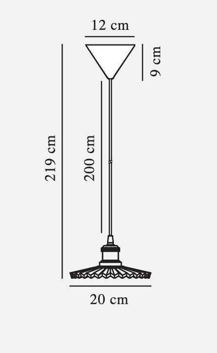 Nordlux piekaramais gaismeklis Torina 2213173000 cena un informācija | Piekaramās lampas | 220.lv