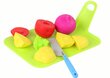 Dārzeņu griešanas komplekts ar galdu Lean Toys cena un informācija | Rotaļlietas meitenēm | 220.lv