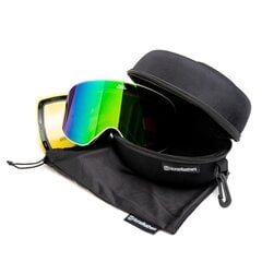 Kalnu slēpošanas brilles Horseathers AM186C, zaļas cena un informācija | Slēpošanas brilles | 220.lv