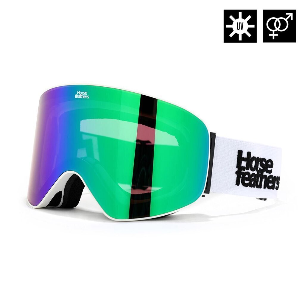 Kalnu slēpošanas brilles Horseathers AM186C, zaļas цена и информация | Slēpošanas brilles | 220.lv