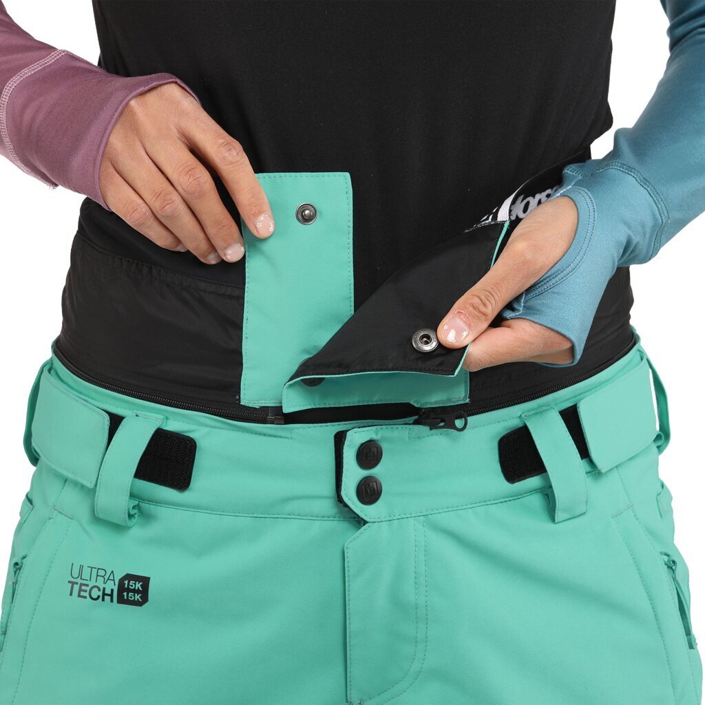Snovborda bikses sievietēm Horsefeathers Lotte OW217I, zaļas цена и информация | Slēpošanas apģērbs | 220.lv