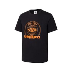 T-krekls vīriešiem Umbro, melns cena un informācija | Vīriešu T-krekli | 220.lv