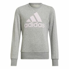 Džemperis meitenēm Adidas, pelēks cena un informācija | Jakas, džemperi, žaketes, vestes meitenēm | 220.lv