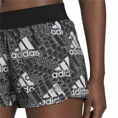 Спортивные шорты Adidas Run Short SMU Женщина Чёрный 4" цена и информация | Спортивная одежда для женщин | 220.lv