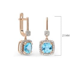 Золотые серьги с бриллиантом Gold Diamonds для женщин W60777722 1000000004375 цена и информация | Серьги | 220.lv