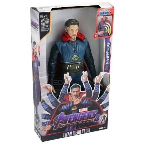 Varoņa Avengers figūra ar skaņas efektiem dr. Strange, 29 cm cena un informācija | Rotaļlietas zēniem | 220.lv