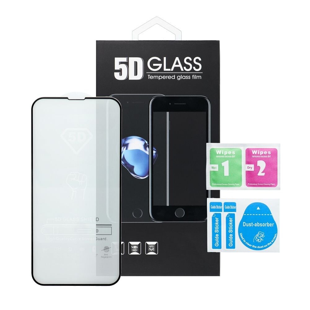 5D Full Glue Rūdīts stikls - priekš Iphone 15 Pro цена и информация | Ekrāna aizsargstikli | 220.lv