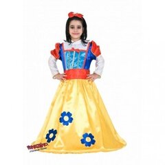 Karnevāla tērpi meitenēm Snow white, dzeletens/zils/sarkana цена и информация | Карнавальные костюмы, парики и маски | 220.lv