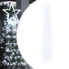 Ziemassvētku virtene vidaXL, 320 LED, 375 cm cena un informācija | Ziemassvētku lampiņas, LED virtenes | 220.lv