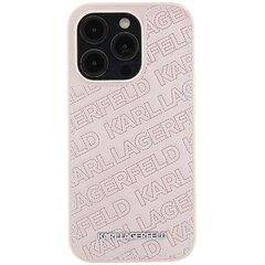 Karl Lagerfeld KLHCP15MPQKPMP iPhone 15 Plus 6.7" różowy|pink hardcase Quilted K Pattern цена и информация | Чехлы для телефонов | 220.lv