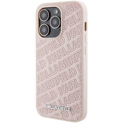 Karl Lagerfeld KLHCP15XPQKPMP iPhone 15 Pro Max 6.7" różowy|pink hardcase Quilted K Pattern цена и информация | Чехлы для телефонов | 220.lv